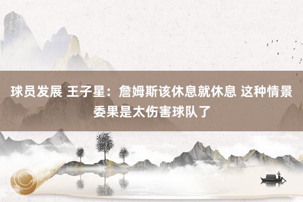 球员发展 王子星：詹姆斯该休息就休息 这种情景委果是太伤害球队了